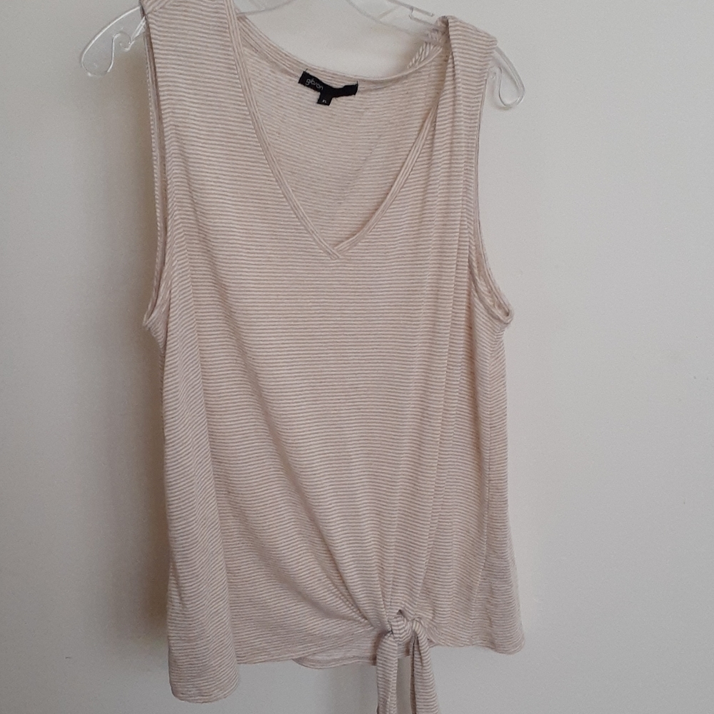 Gibson striped tank top